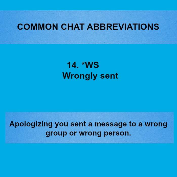 20 Popular Text & Chat & WhatsApp Abbreviations