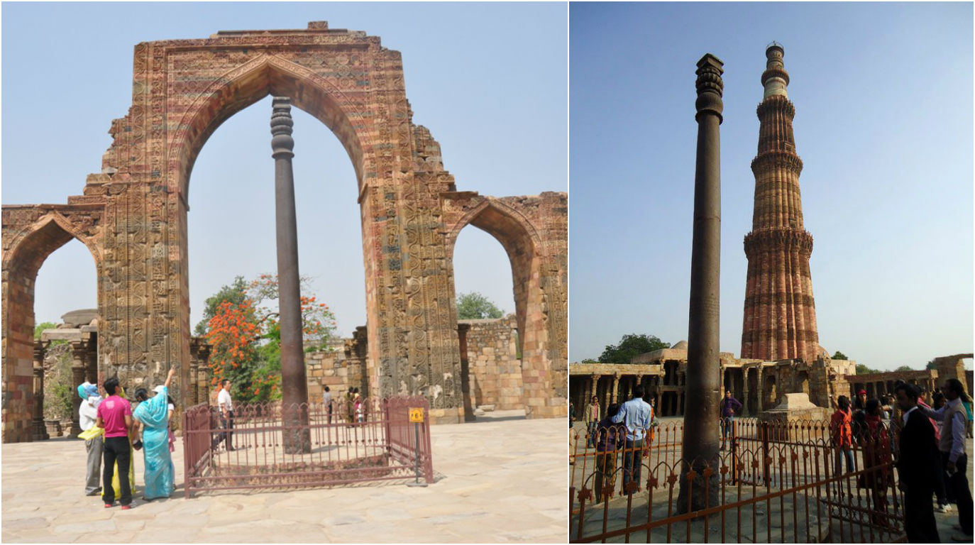 Mysterious 1600 Years Old Rust Free Iron Pillar Of Delhi