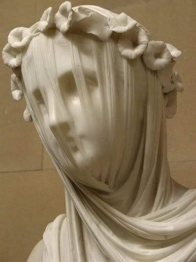 The Veiled Vestal Virgin by Raffaele Monti, 1847