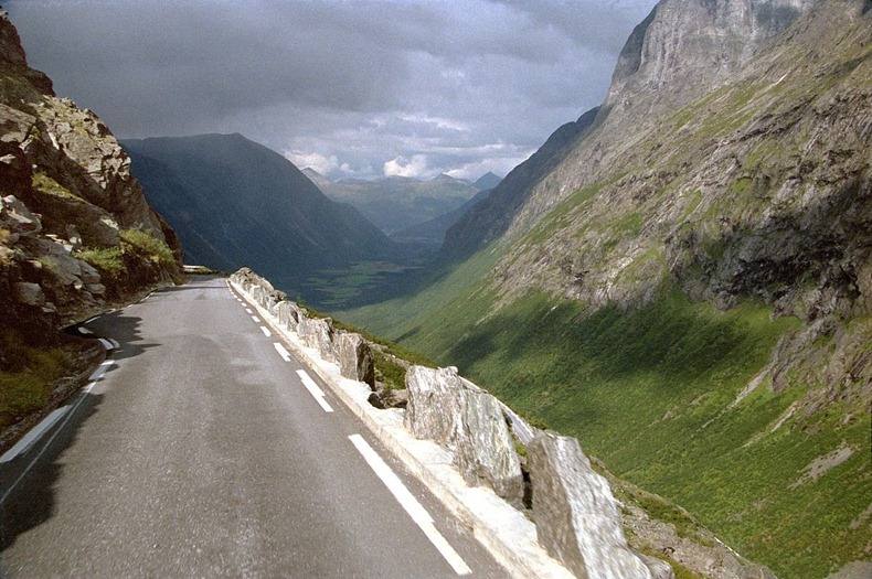 Beautiful and Breathtaking Trollstigen mountain road in Norway