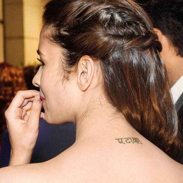 Bollywood Celebrities and Their Fashionable Tattoos