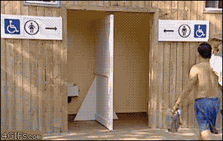 Best Bathroom Pranks Of All Time   (4 gifs)