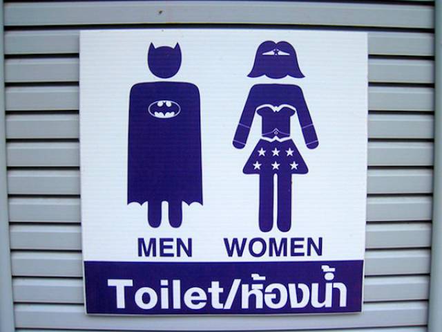 Bathroom Signs Is The Place Where All The Creativity Is Needed (15 pics)