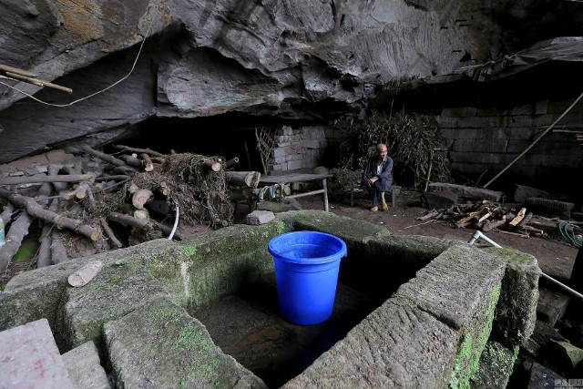 Elderly couple have been living in a cave for the past 54 years in China