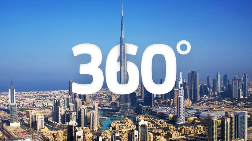 Dubai. Here you are - Dubai 360 Video