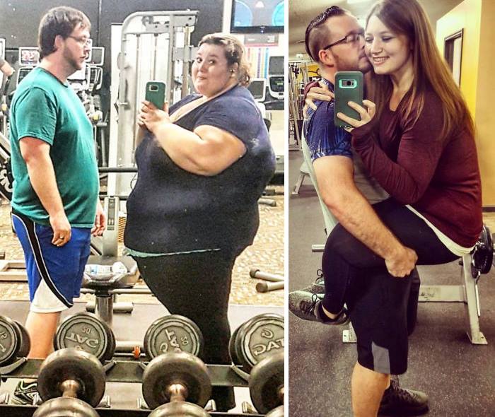 Woman Who Used To Weigh Almost 500lbs Recreates Her Old Photos, And It’s Hard To Believe It’s The Same Person