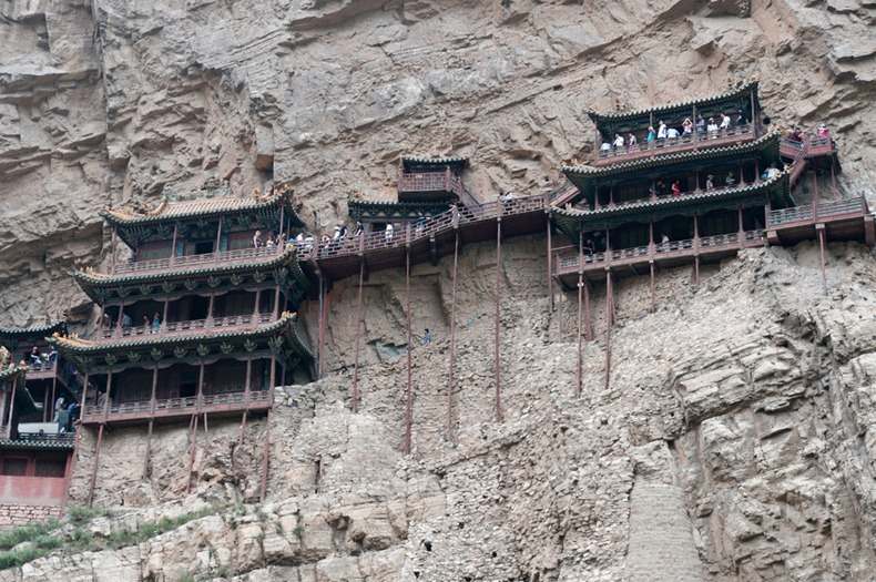 Ancient Hanging Temple in Mount Hengshan, China