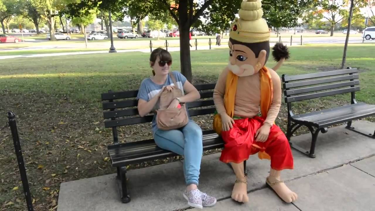 Hanuman in Washington DC by ISKCON of DC, Potomac, Maryland, USA