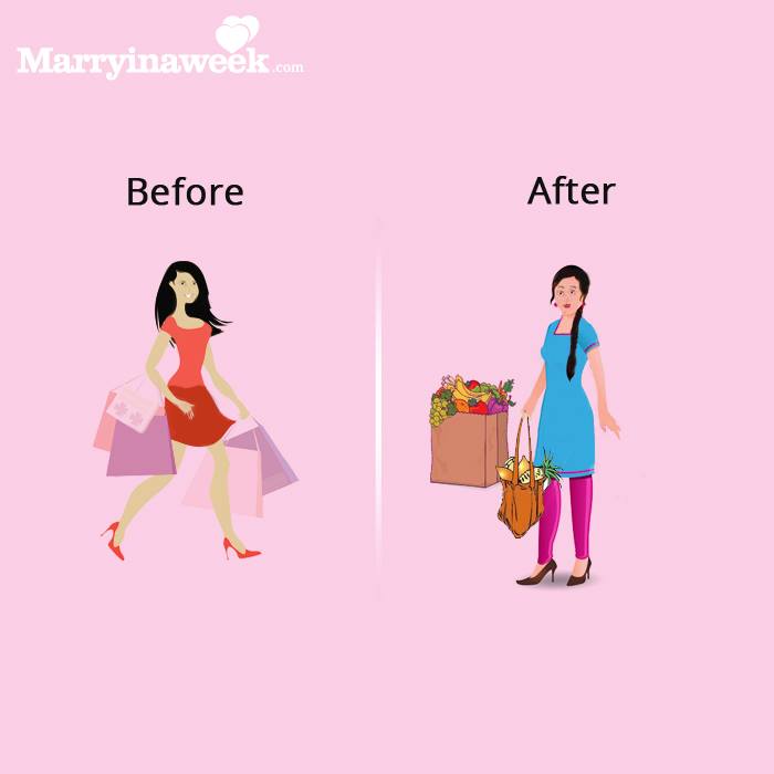 10 Changes In Life Of Indian Woman Before and After Marriage