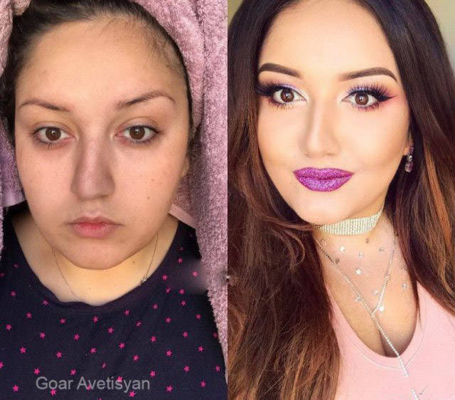 The Magic of Makeup - Before & After Transformation (21 Pics)