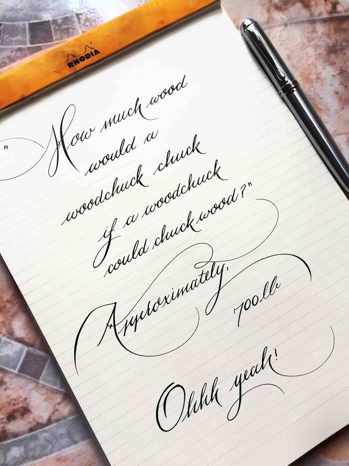 Most Beautiful Handwriting In The World (31 Pics)