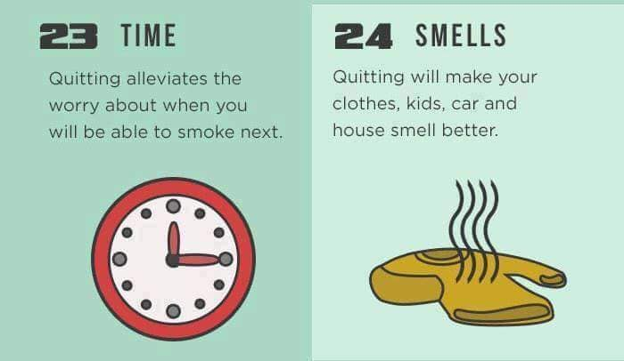 50 Reasons To Stop Smoking Today
