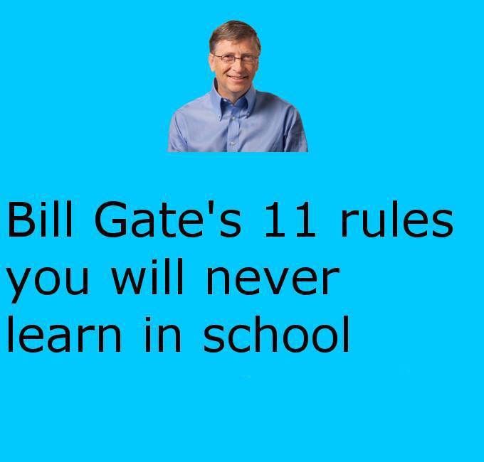 11 Rules YOU will Never Learn In School!