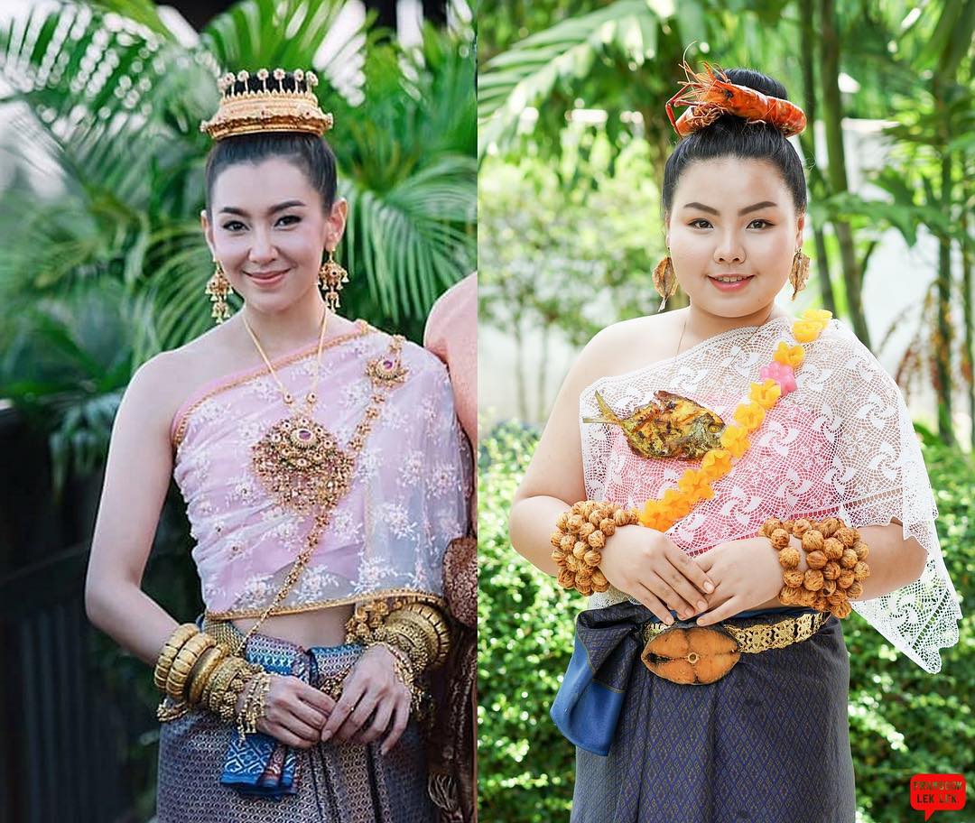 Thai Model Sine Benjaphorn Brilliantly Recreates Celebrity Styles Using Food (49 Pics)