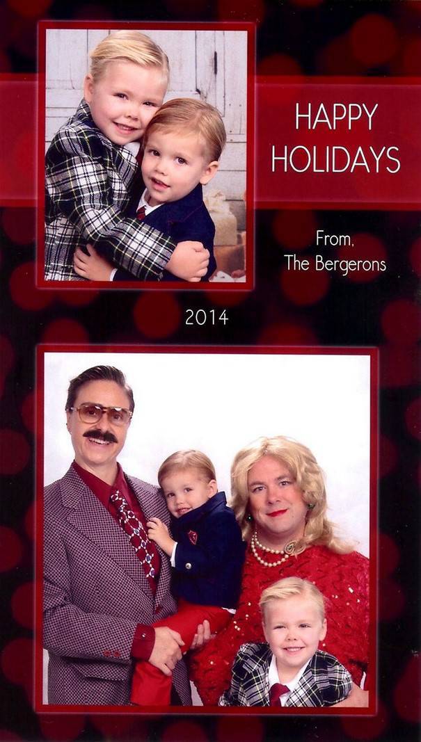 This Bergeron Family Might Be Making The Best Christmas Cards! (15 pics)