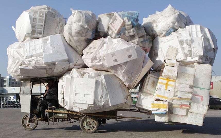 Overloaded Vehicles in China