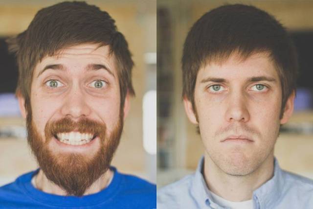 These 19 With And Without Beard Photos Are Perfect Examples Of Greatest Contrast